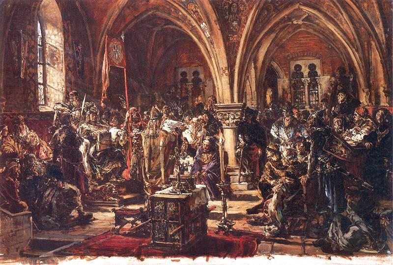 The First Sejm in leczyca, Jan Matejko